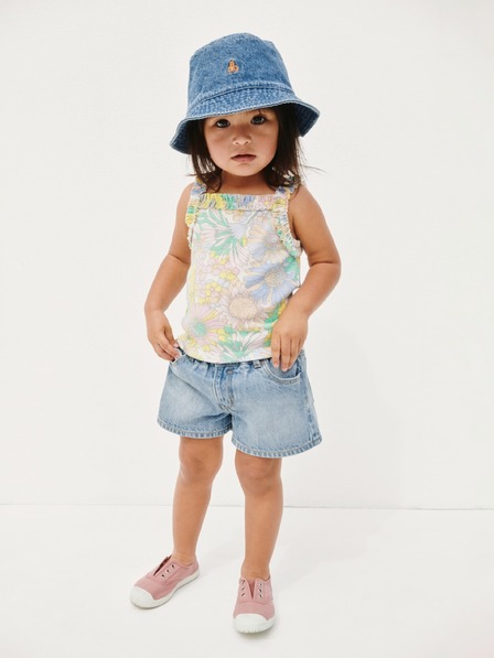 GAP Baby pantaloni scurți din denim UltraSoft GAP
