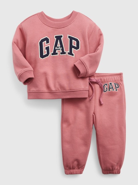 GAP Baby set Gap logo pantaloni sport și hanorac GAP