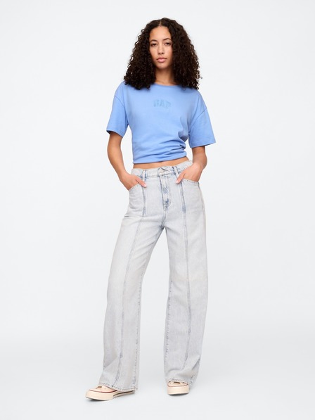 GAP Tricou din bumbac cu logo GAP