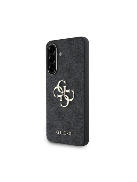 Guess Guess PU 4G Metal Logo Carcasă Spate pentru Samsung Galaxy A36 Grey