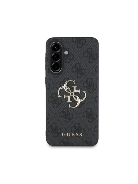 Guess Guess PU 4G Metal Logo Carcasă Spate pentru Samsung Galaxy A36 Grey