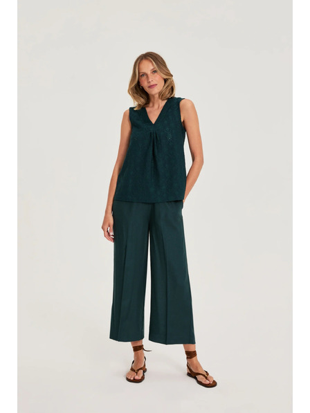 Moodo Pantaloni culottes verzi Moodo