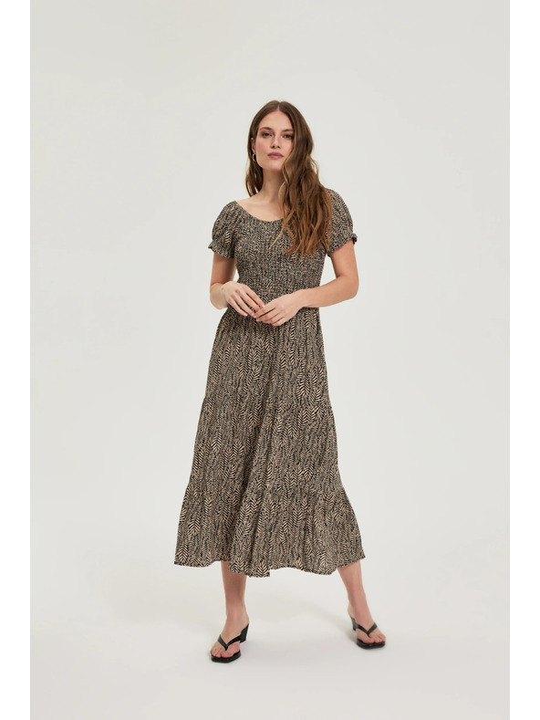 Moodo Rochie midi din viscoză Moodo