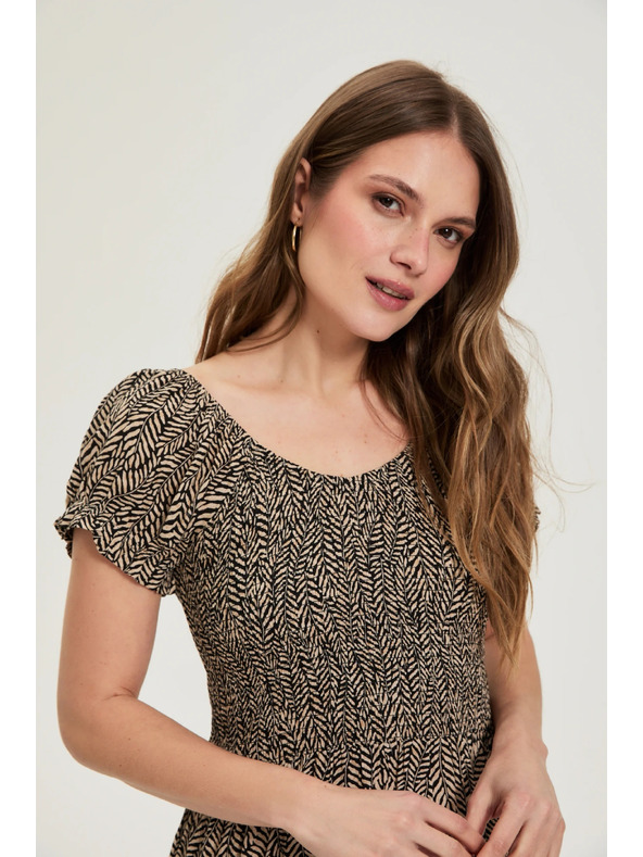 Moodo Rochie midi din viscoză Moodo