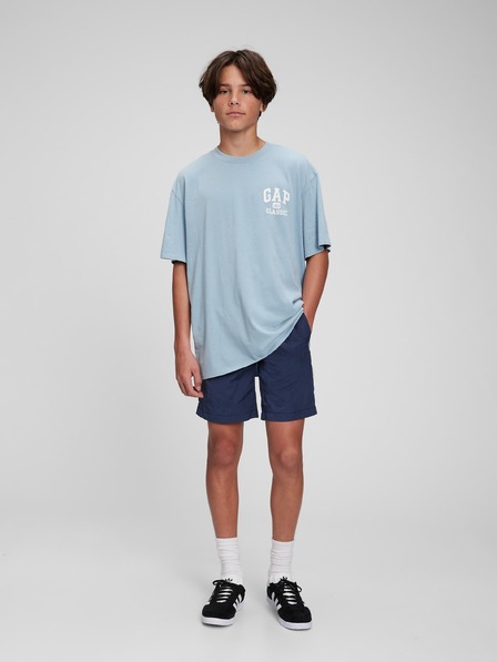 GAP Tricou din bumbac organic cu logo Gap Classic pentru copii GAP