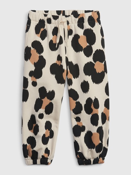 GAP Baby pantaloni de trening leopard GAP