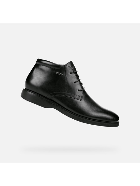 Geox Ghete bărbătești negre Geox Brayden 2fit