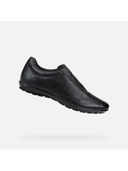 Geox Pantofi de ceremonie bărbătești negri Geox Uomo Symbol
