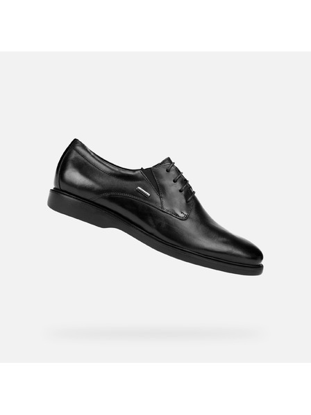 Geox Pantofi de ceremonie bărbătești negri Geox Brayden 2fit