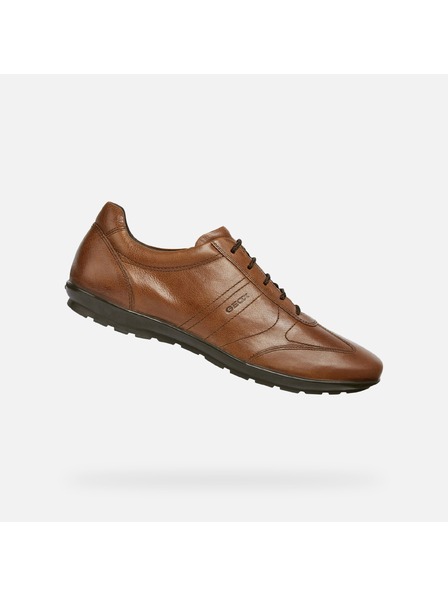 Geox Pantofi formali maro pentru bărbați Geox Uomo Symbol
