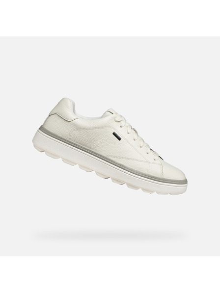 Geox Pantofi sport albi pentru bărbați Geox Spherica Ecub-1.1
