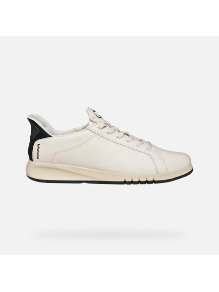 Geox Pantofi sport albi pentru bărbați Geox Aerantis Plus Fast in