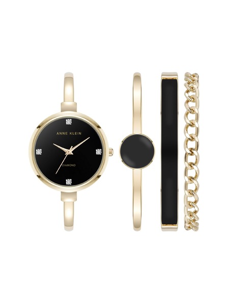 Anne Klein Set cadou ceasuri și brățări pentru femei Anne Klein AK/5142BKST