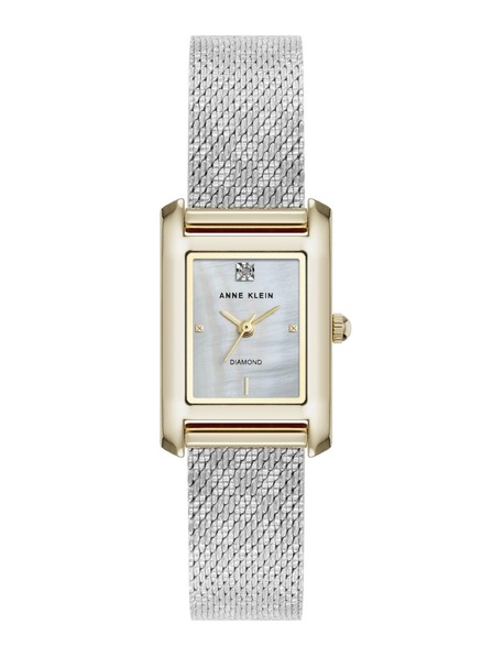 Anne Klein Ceasuri pătrate pentru femei Anne Klein mesh AK/5233MPTT