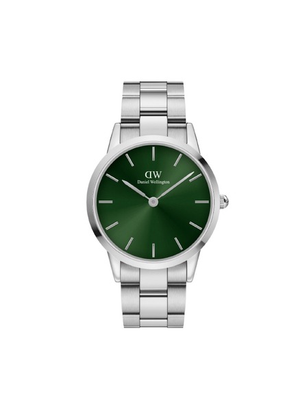 Daniel Wellington Ceasuri pentru bărbați argintii Daniel Wellington Iconic Emerald