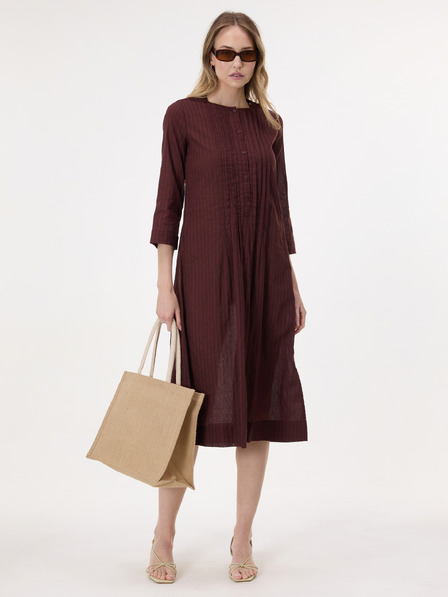 Orsay Rochie midi pentru femei maro închis ORSAY