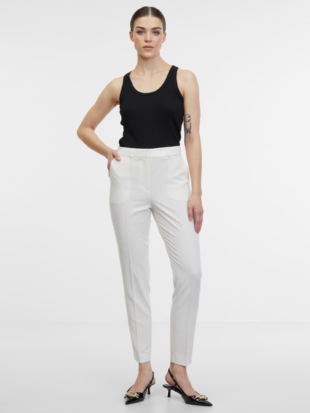 Orsay Pantaloni crem pentru femei ORSAY