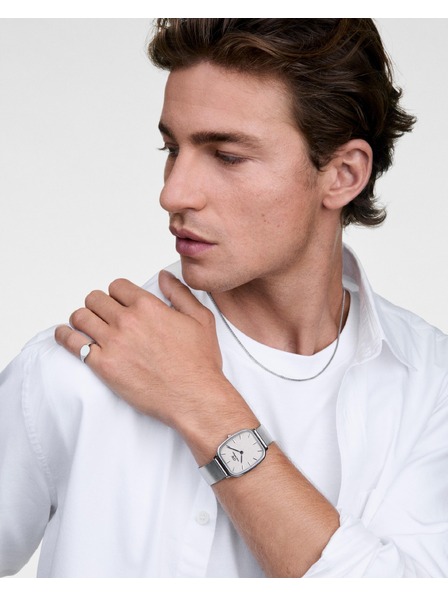 Daniel Wellington Lanț din oțel argintiu Daniel Wellington Mesh DW00401102