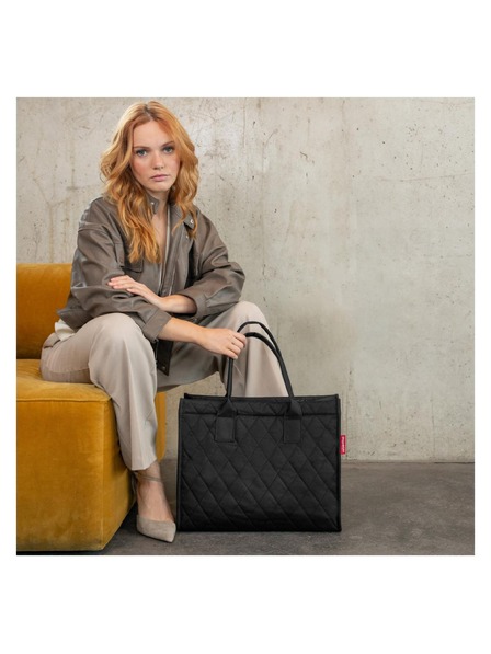 Reisenthel Geantă Reisenthel Daily Shopper Rhombus Black