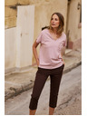 Moodo Tricou Moodo din bumbac roz