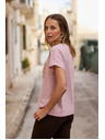 Moodo Tricou Moodo din bumbac roz
