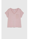 Moodo Tricou Moodo din bumbac roz