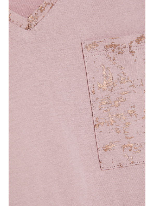 Moodo Tricou Moodo din bumbac roz