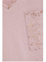 Moodo Tricou Moodo din bumbac roz