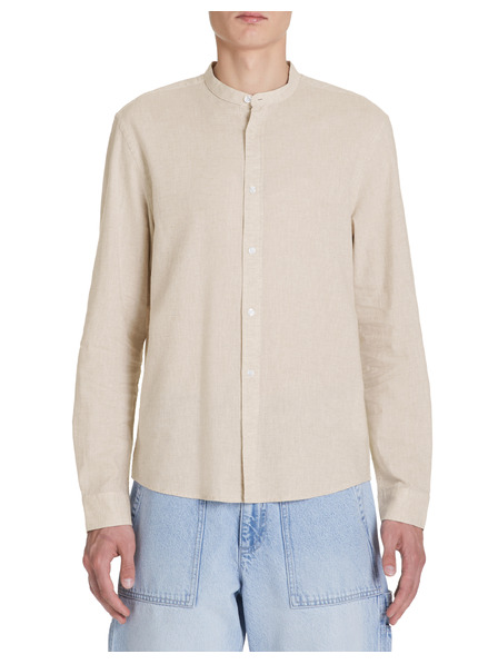 Celio Cămașă bărbătească bej cu in Celio Galinco