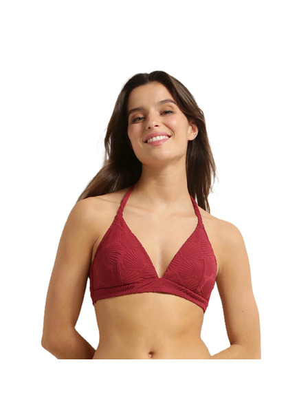 DIM DIM SWIMWEAR SHELL TRIANGLE BRA - Costum de baie pentru femei - roșu închis
