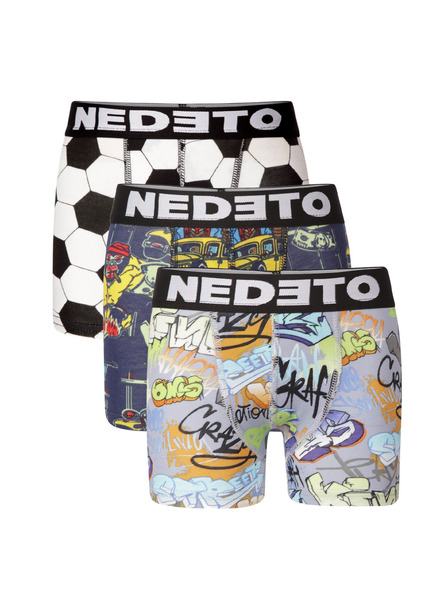 Nedeto Set de trei - boxeri copii Nedeto multicolori