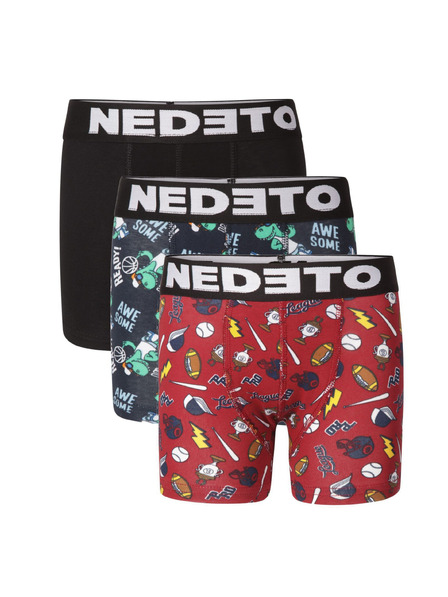 Nedeto Set de trei - boxeri copii Nedeto multicolori