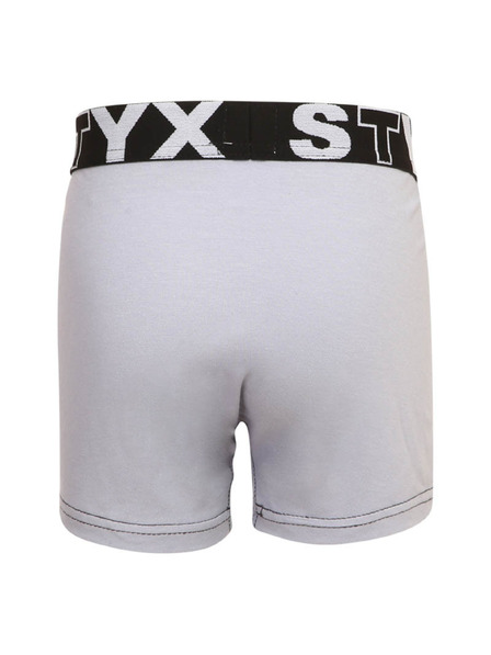 Styx Boxeri copii Styx sport elastică gri deschis