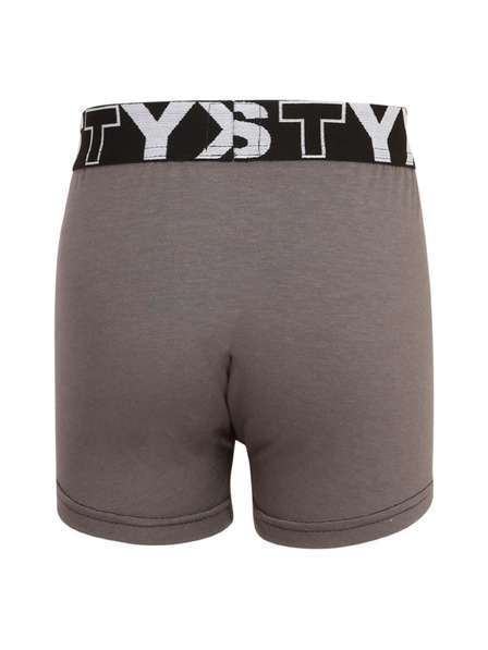 Styx Boxeri copii Styx sport elastică gri închis