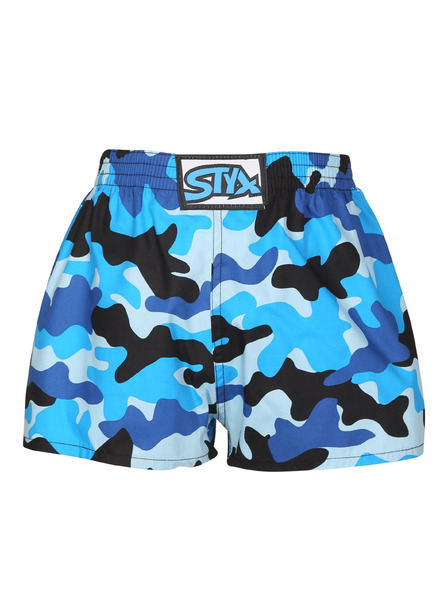 Styx Chiloti Styx art clasică elastică camuflaj albastru
