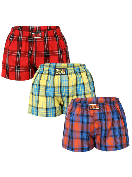 Styx Set trei - chilot dama Styx elastic clasic multicolor