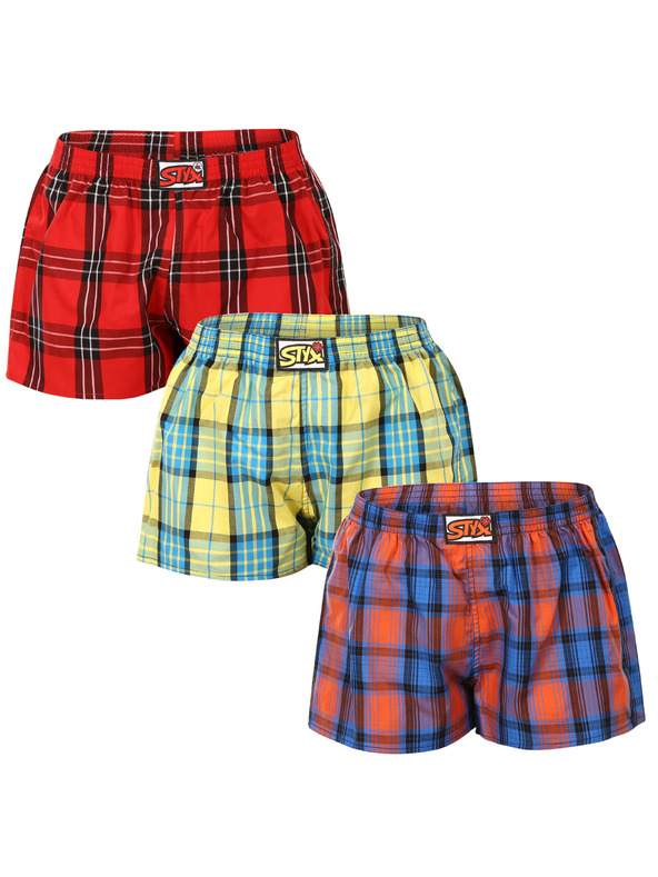 Styx Set trei - chilot dama Styx elastic clasic multicolor