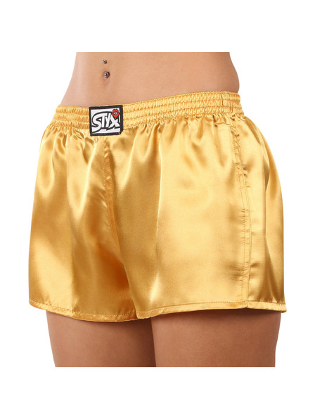 Styx Chilot dama Styx elastic clasic satinat auriu