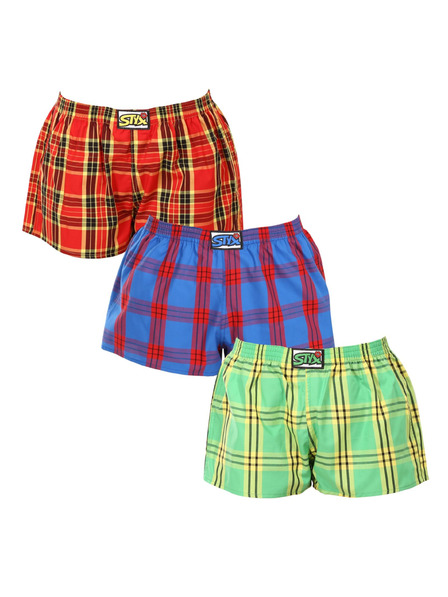 Styx Set trei - chilot dama Styx elastic clasic multicolor