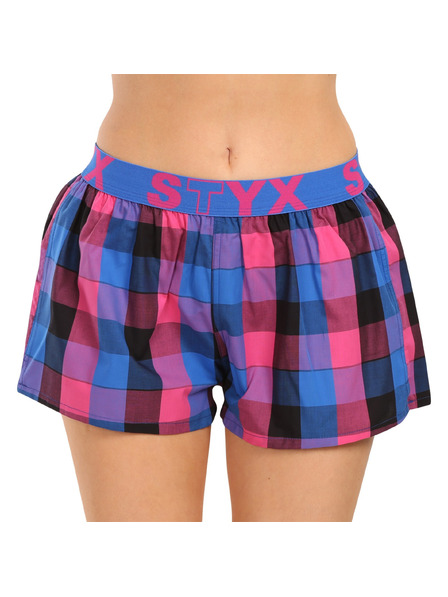 Styx Set de trei - boxeri dama Styx elastic sport multicolori