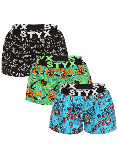 Styx Set trei - chilot dama Styx art elastic sportiv multicolor