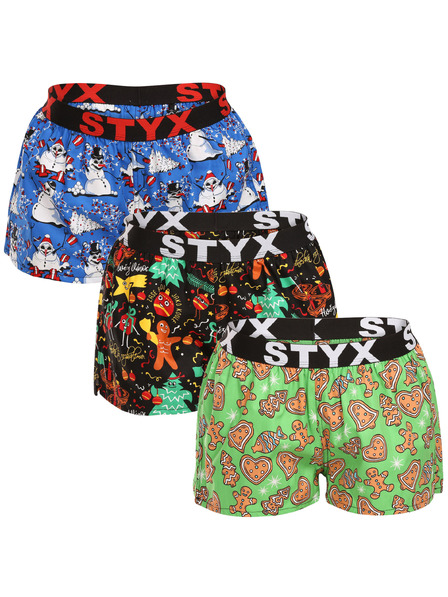 Styx Set trei - chilot dama Styx art elastic sportiv multicolor