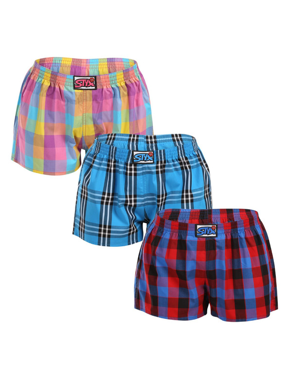 Styx Set trei - chilot dama Styx elastic clasic multicolor