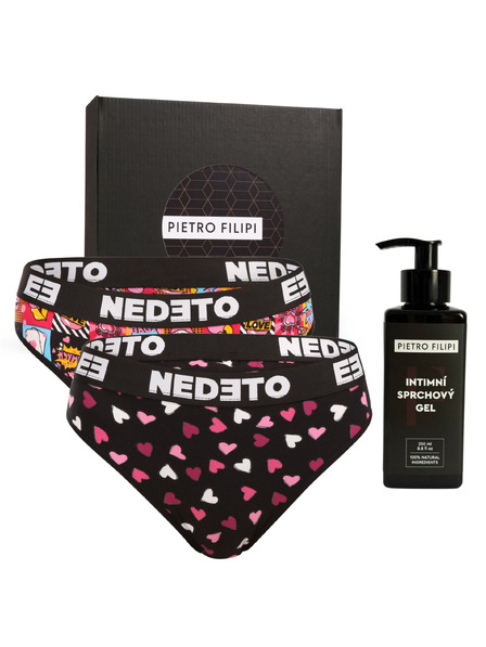 Nedeto Set cadou dama Set de doi - chilotei Nedeto și gel intim Pietro Filipi