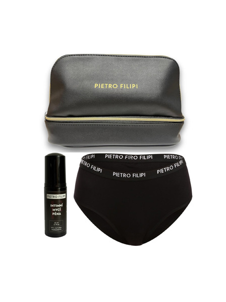 Pietro Filipi Trusă cosmetică cadou dama chilotei menstruali și spumă de spălare intimă Pietro Filipi