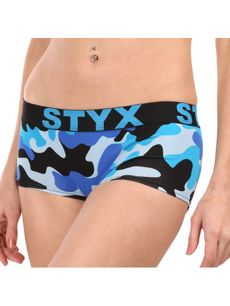 Styx Chilot pentru femei Styx art cu crac camuflaj albastru
