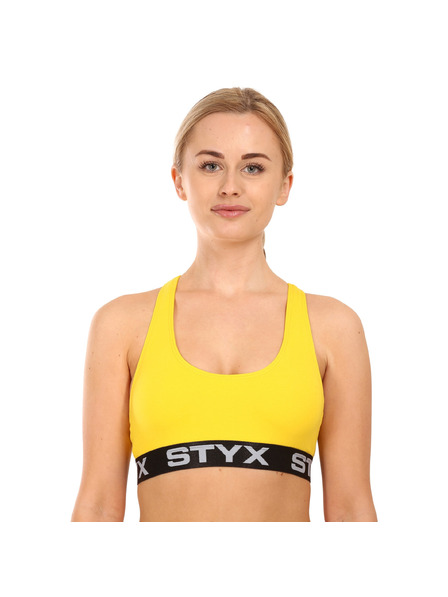 Styx Sutien pentru femei Styx sport galben