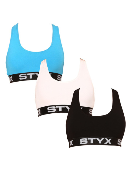 Styx Set de trei - Sutien pentru femei Styx sport multicolor
