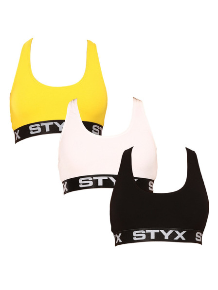 Styx Set de trei - Sutien pentru femei Styx sport multicolor