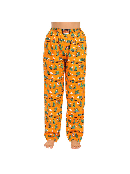 Styx Pantaloni de dormit pentru femei Styx cactusi